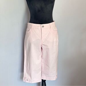 BANDOLINO Women’s ‘Brady’ Pink Jewel Embellished Capris Casual Pants Size 8